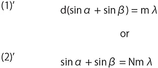 The Grating Equations 2