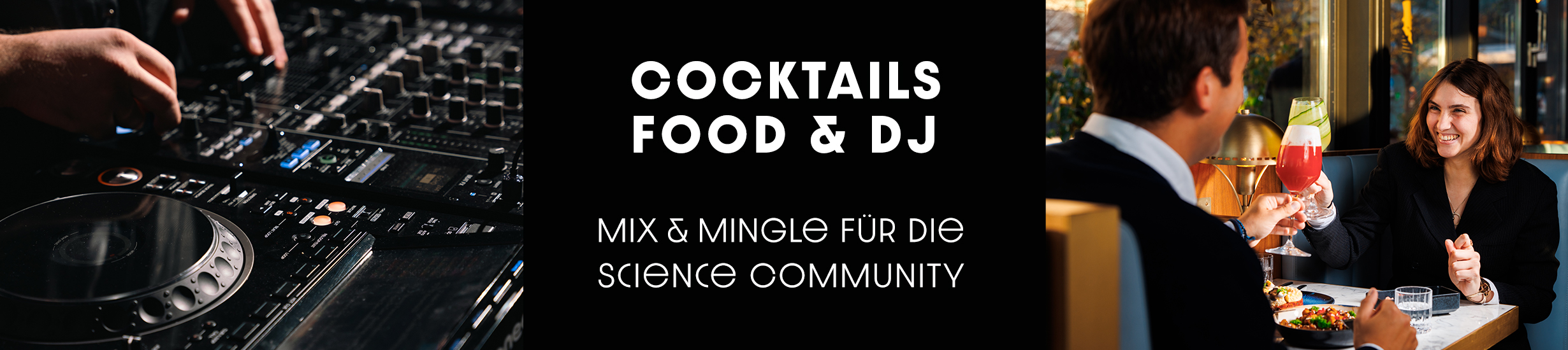Laborschluss Cocktails Food DJ